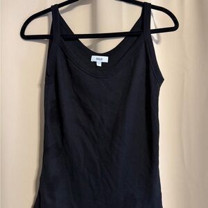 Agolde Black Ribbed Tank